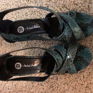 Cute high heeled sandals